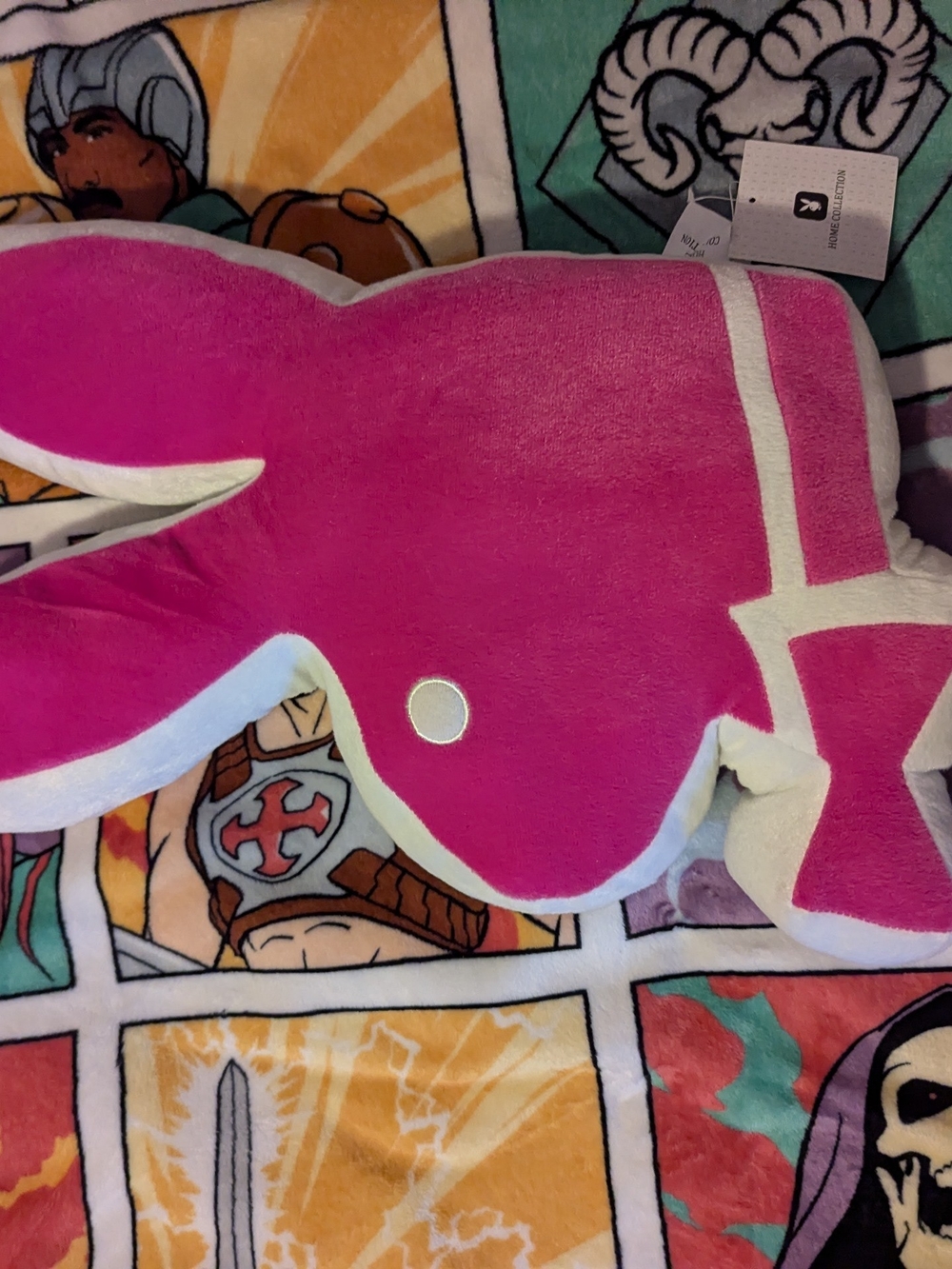 Pink Plush Playboy Bunny Pillow